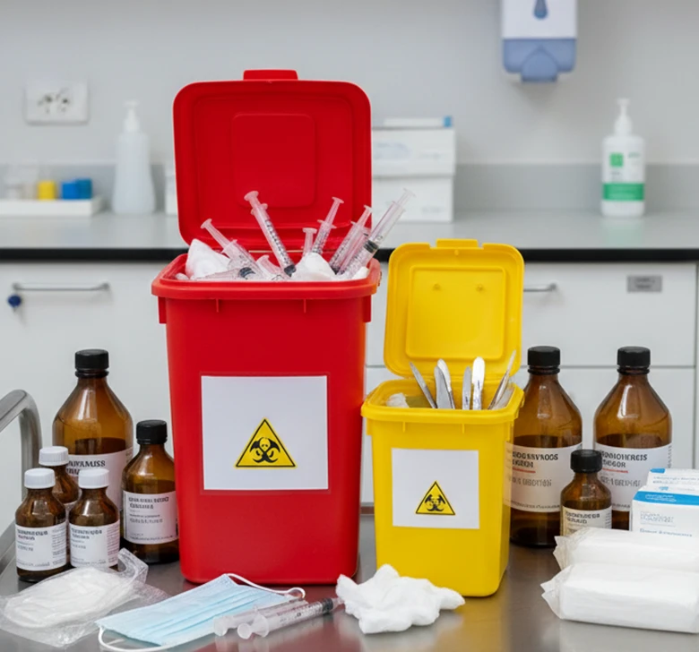 saneco multiservice smaltiento rifiuti sanitari per ambulatori, poliambulatori e laboratori