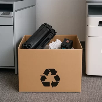 saneco multiservice smaltiento rifiuti uffici come toner stampanti